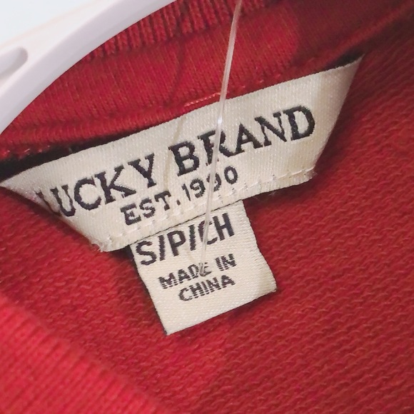 Lucky Brand Jorgensen Track Jacket Biking Red Big Girl’s Size S NWT $44.50 - Picture 7 of 9